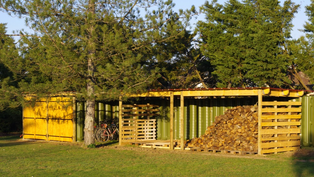 Clôture et abri de jardin récupérateurs d'eau de pluie - Tarn - Ecol'eaumur